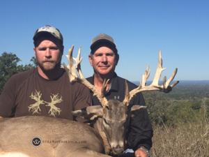 <p>Preston (left) takes a nice one with his dad riding shotgun.</p>